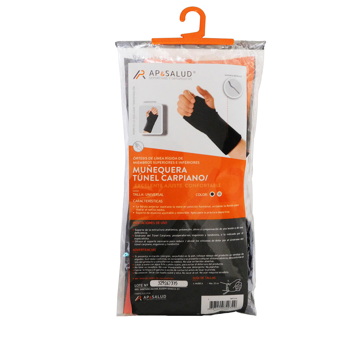 Muñequera Túnel Carpiano Universal Ambidiestra