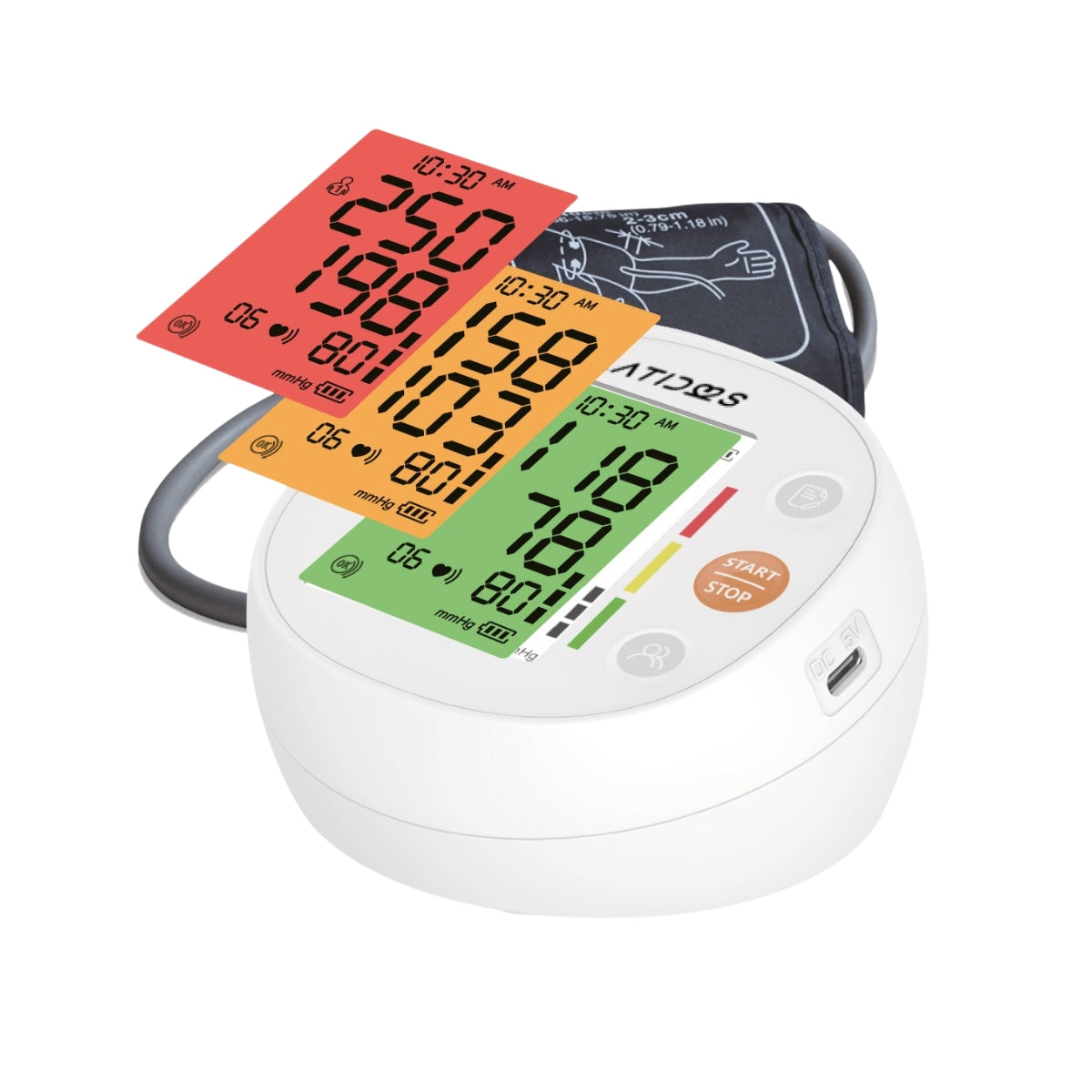 Monitor de Presión Arterial con Altavoz Latidos I