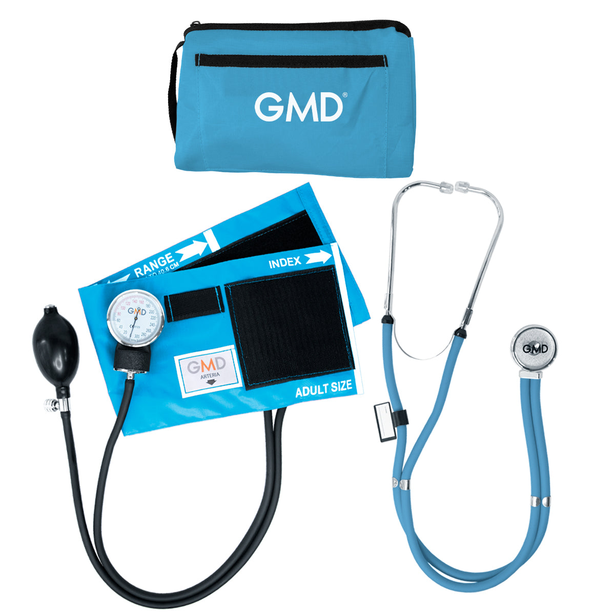 Kit de Tensiómetro y Fonendoscopio Rappaport Estuche GMD Colors