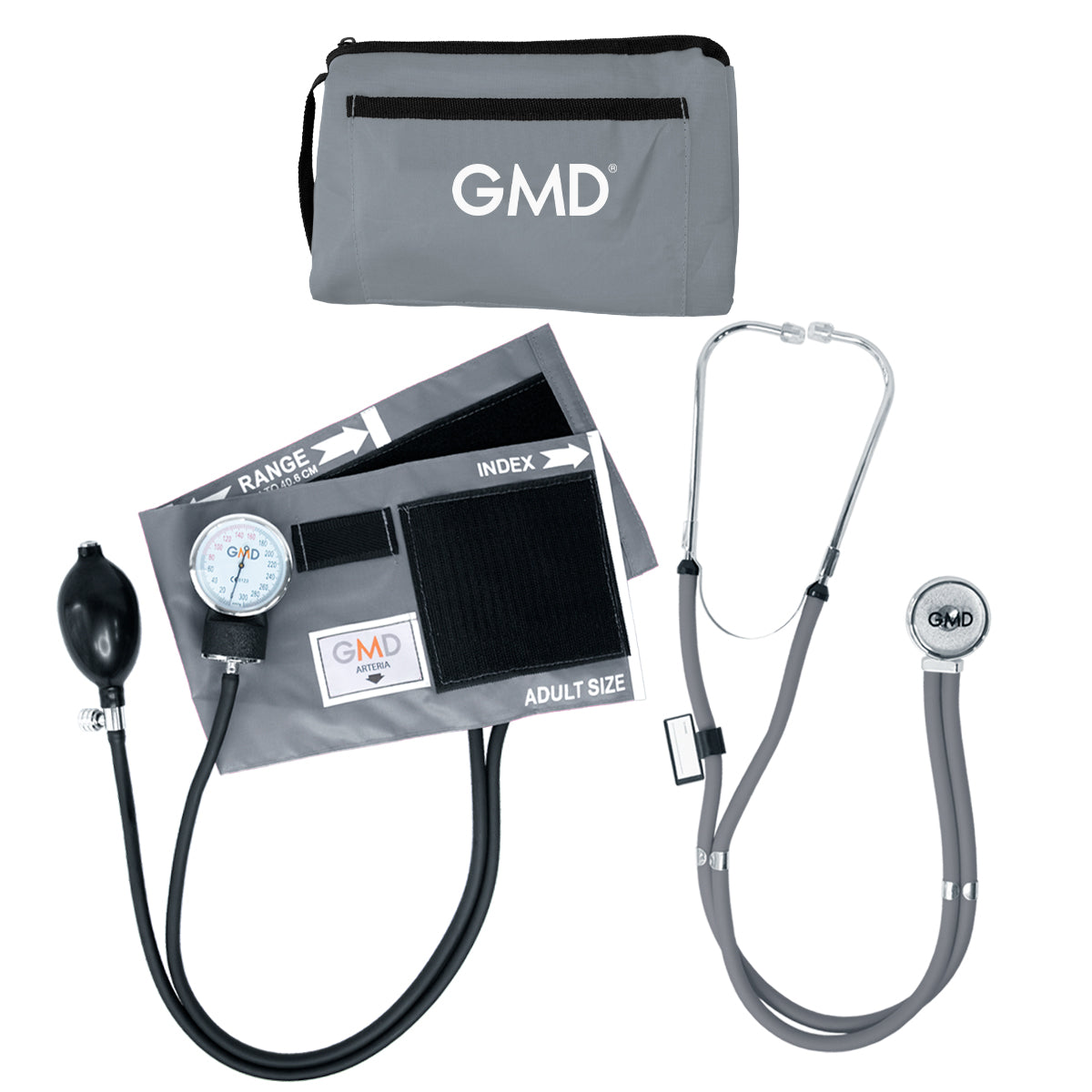 Kit de Tensiómetro y Fonendoscopio Rappaport Estuche GMD Colors