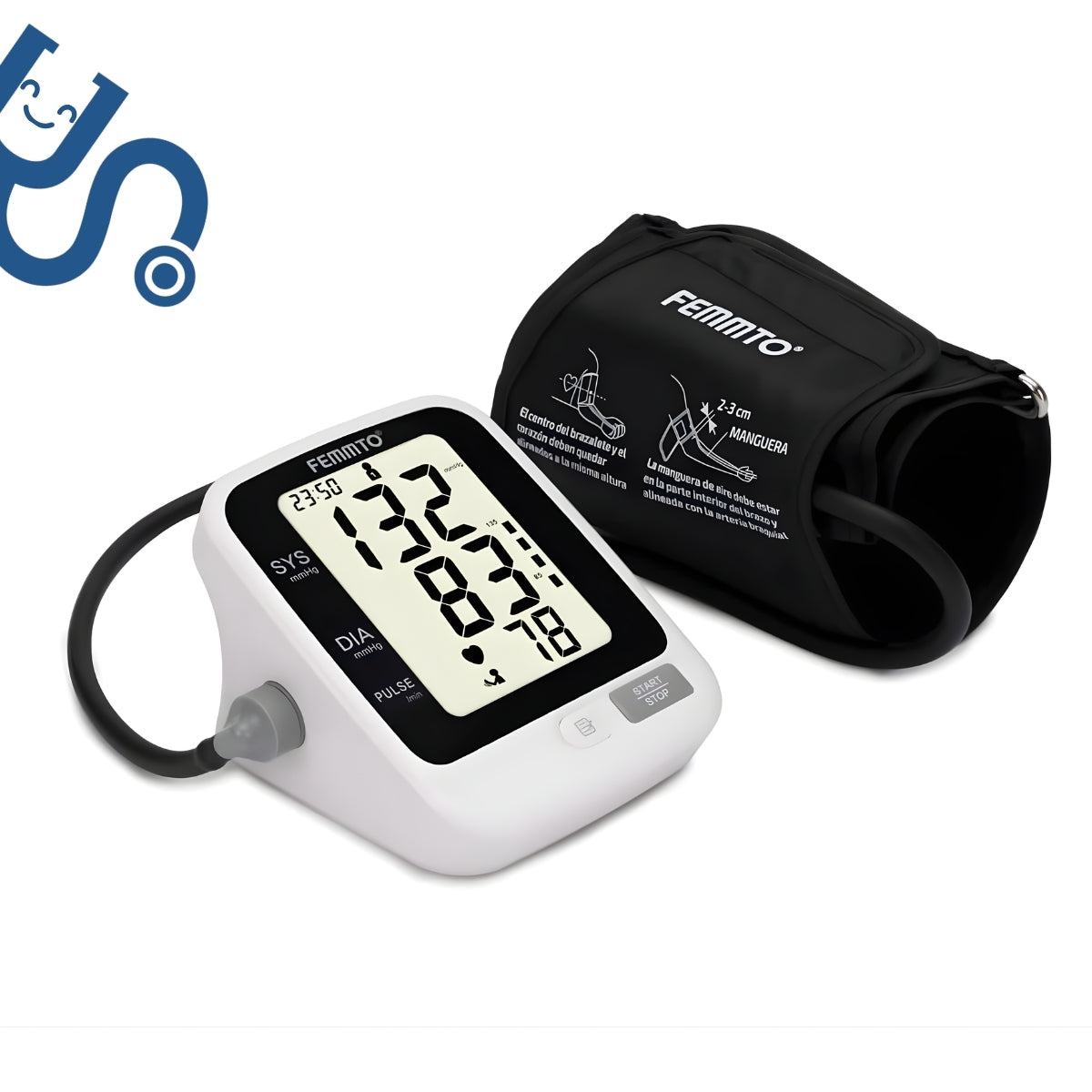 Tensiómetro Femmto Monitor de Presión Arterial de Brazo