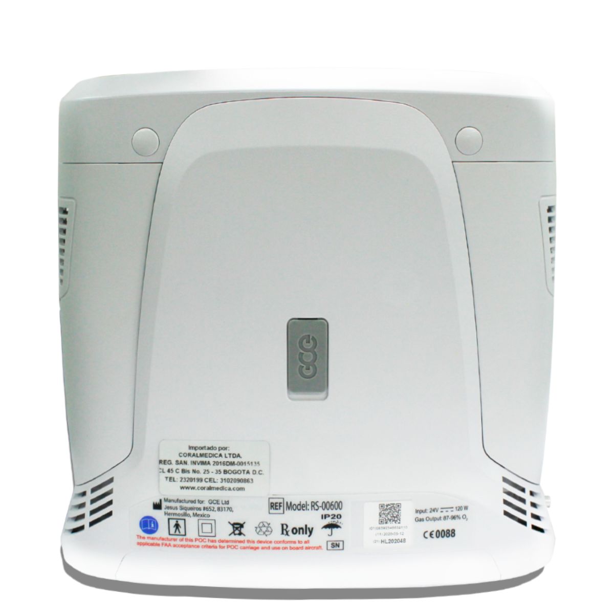 Concentrador de Oxígeno Portátil RS0600