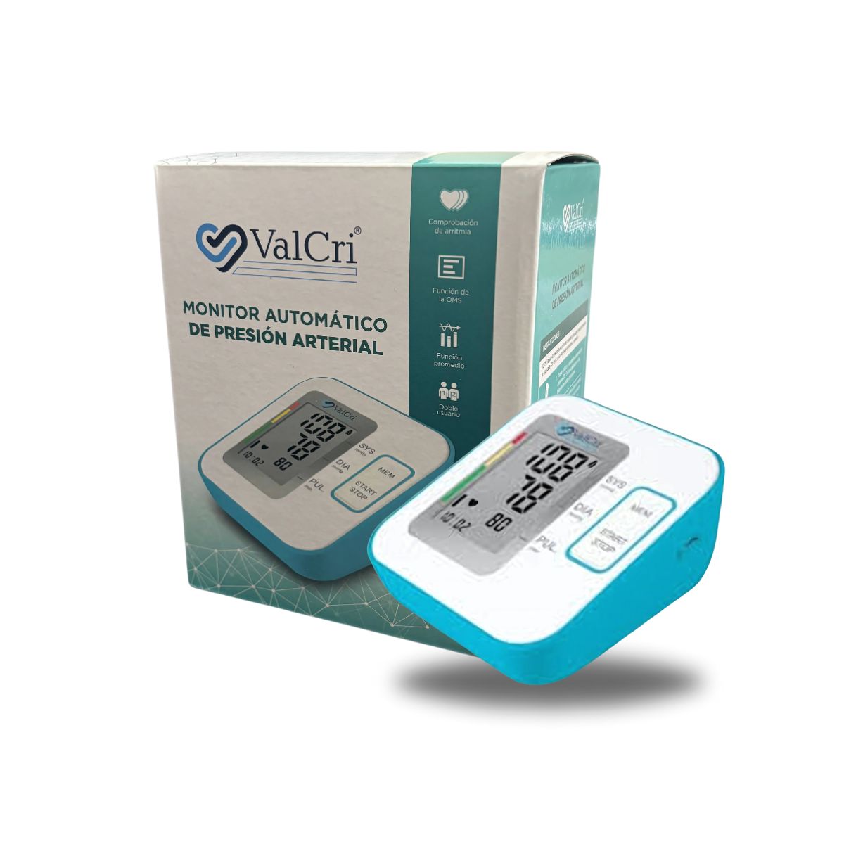 Tensiómetro ValCri Monitor de Presión Arterial B07 Altavoz