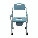 Silla Sanitaria En Aluminio Con Espaldar