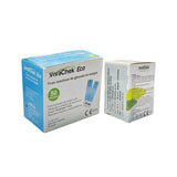 Combo Tiras x50u + Lancetas x50u para Glucómetro Vivachek Eco