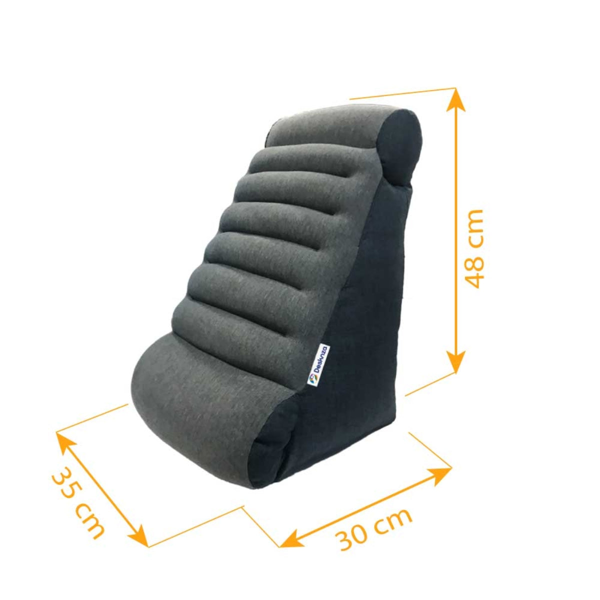 Cojín TV Premium Twill Perla Gris Desknza