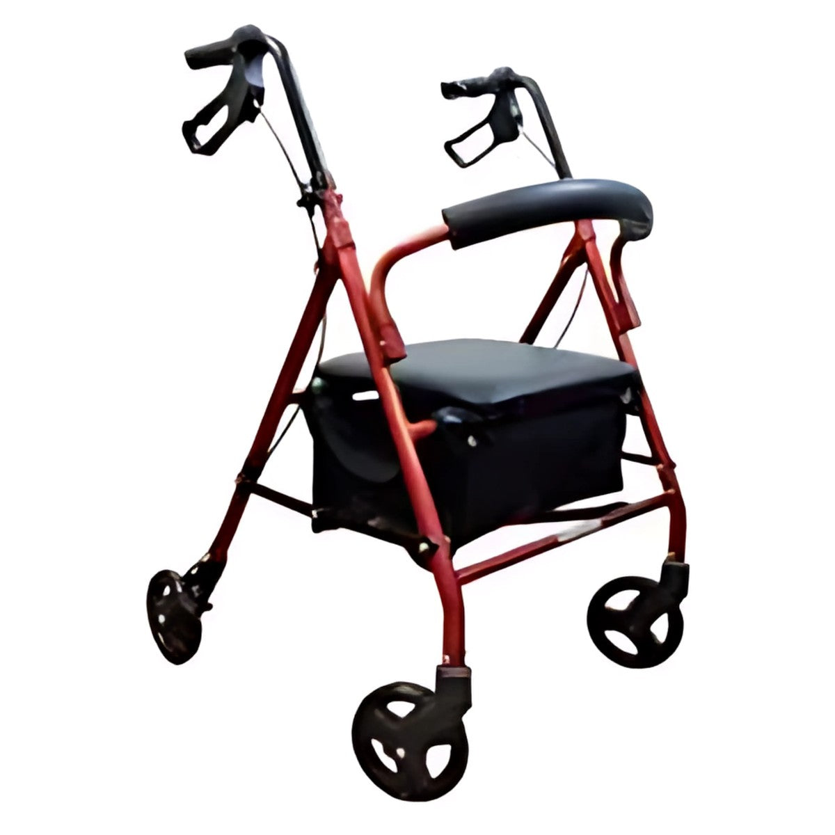 Caminador Rollador Color Rojo Canasta en Lona