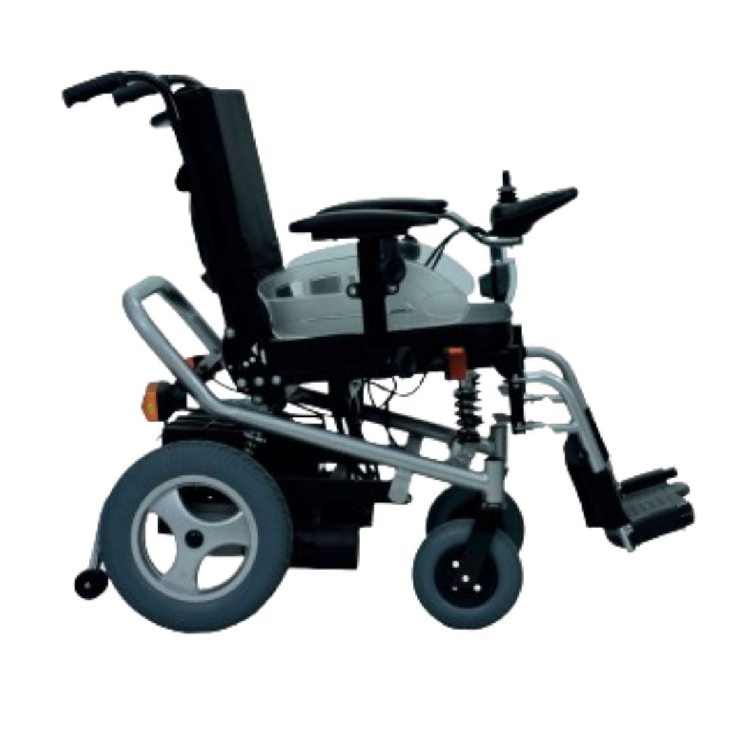 Silla de Ruedas Eléctrica con Espaldar Reclinable B.P. Removibles